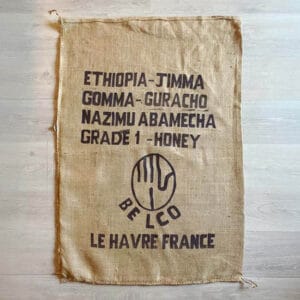 Sac de café en jute Nazimu Abamecha - avant