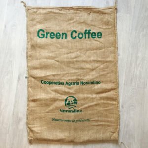 Makoha - sac toile de jute café Norandino - avant