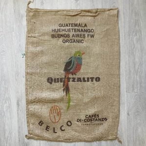 Makoha - sac en toile de jute café Quetzalito Large - avant